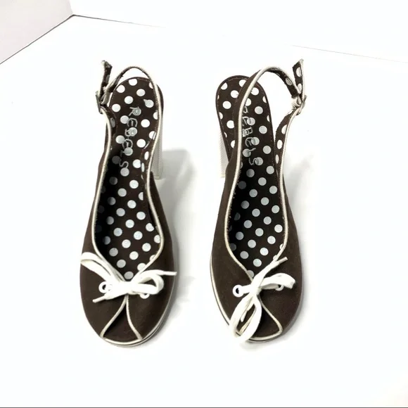 Rebels Block Heel Peep Toe Platform Heels size 9 - Picture 2 of 6